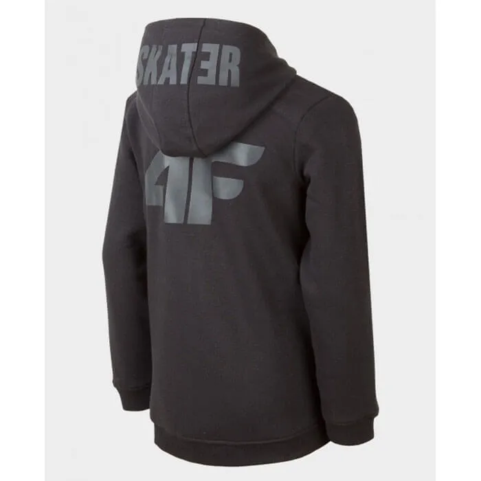 4F Black Skatter Zipper Hoodie 724