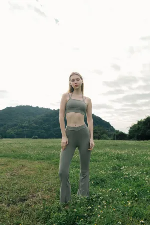 BODY Flare Pants - Moss