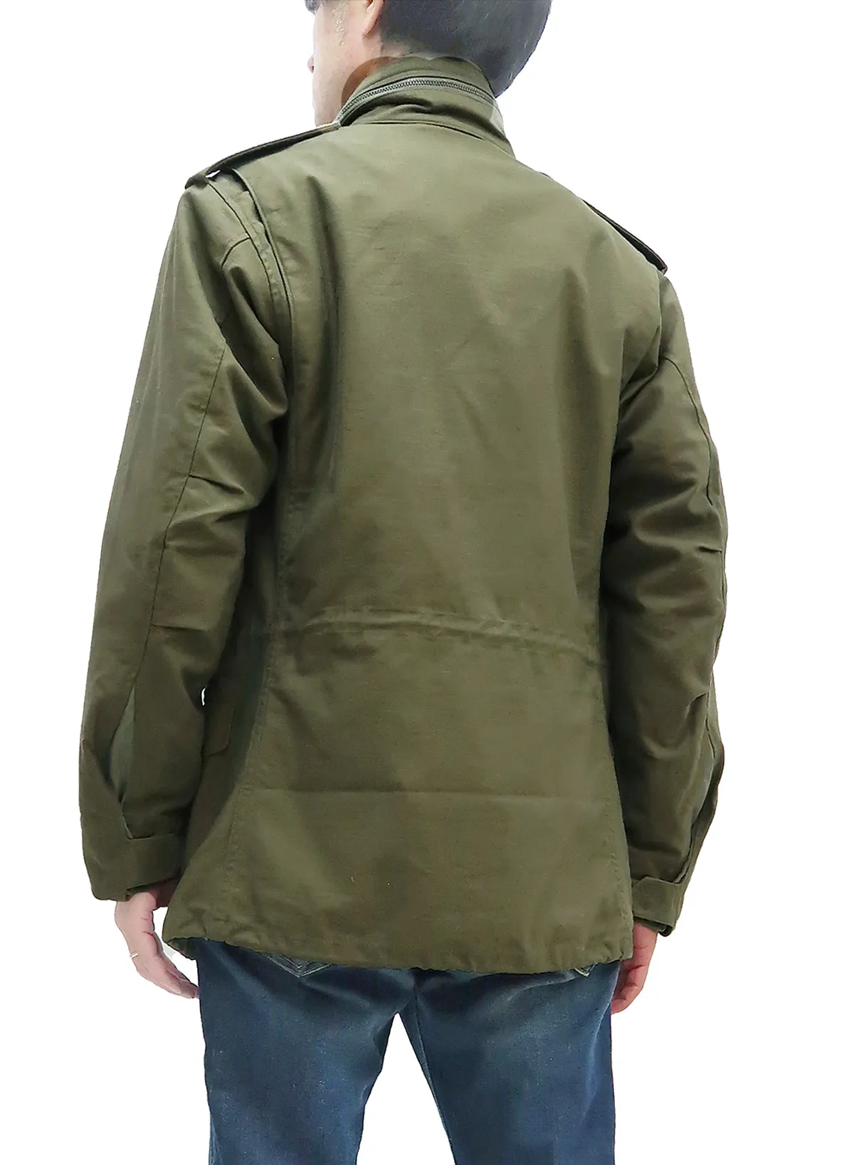 Buzz Rickson Jacket Men's M-65 Field Jacket 2nd Model M65 Military Field Coat BR11702 Olive Drab