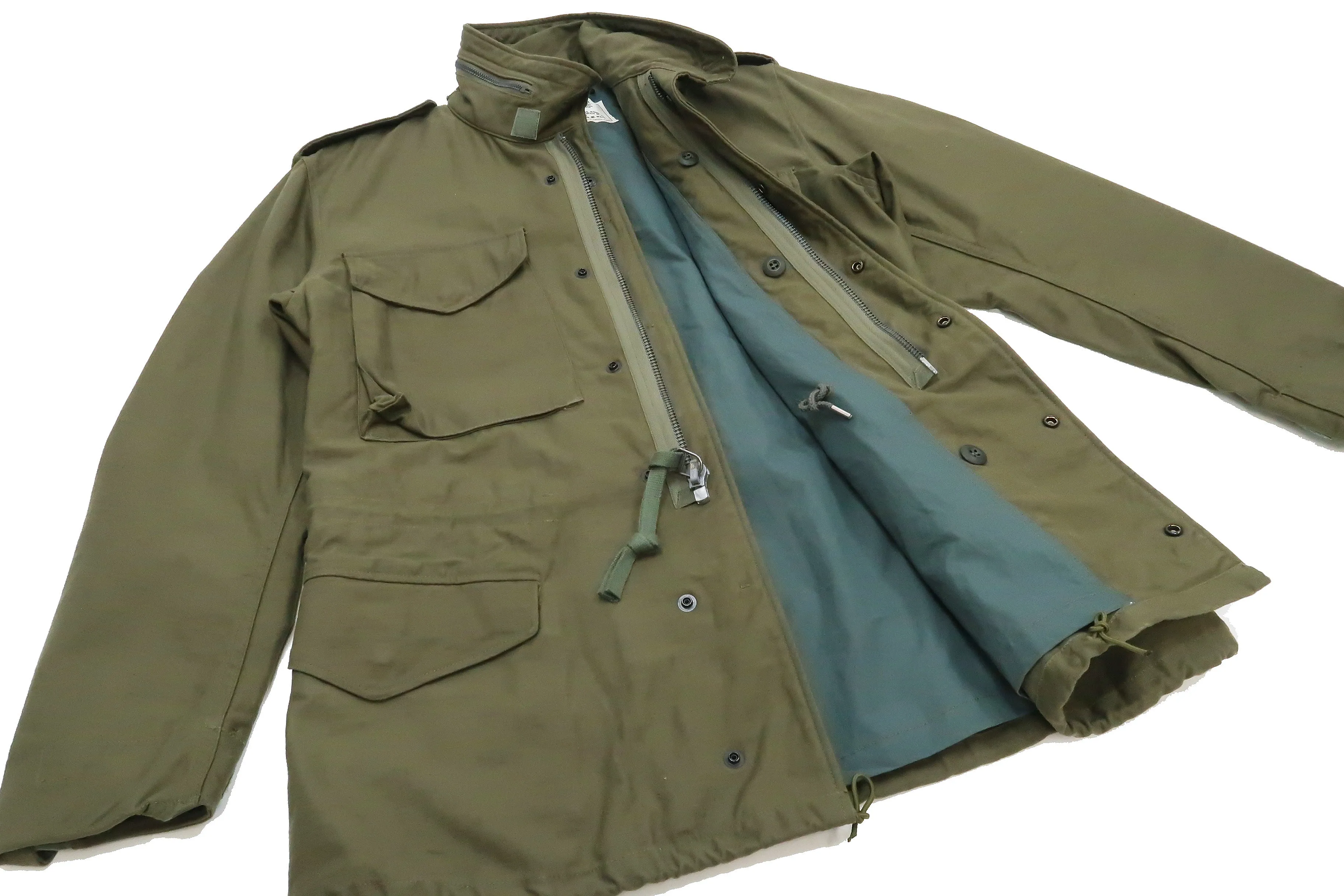 Buzz Rickson Jacket Men's M-65 Field Jacket 2nd Model M65 Military Field Coat BR11702 Olive Drab