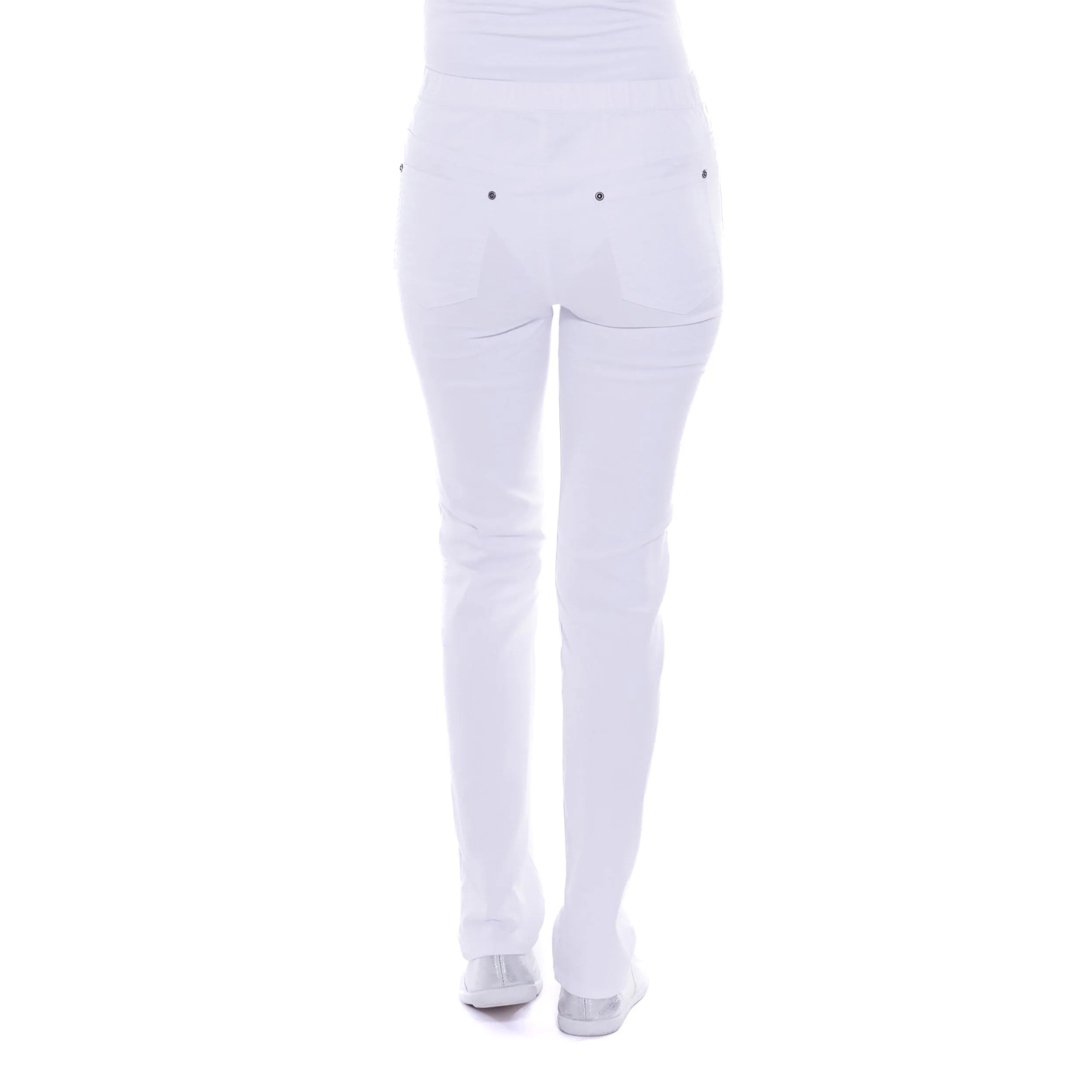 Classic Jeggings by Cafe Latte - White