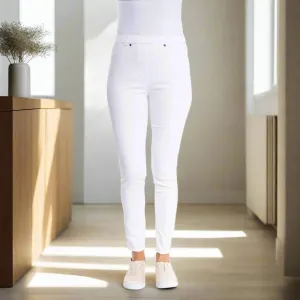 Classic Jeggings by Cafe Latte - White