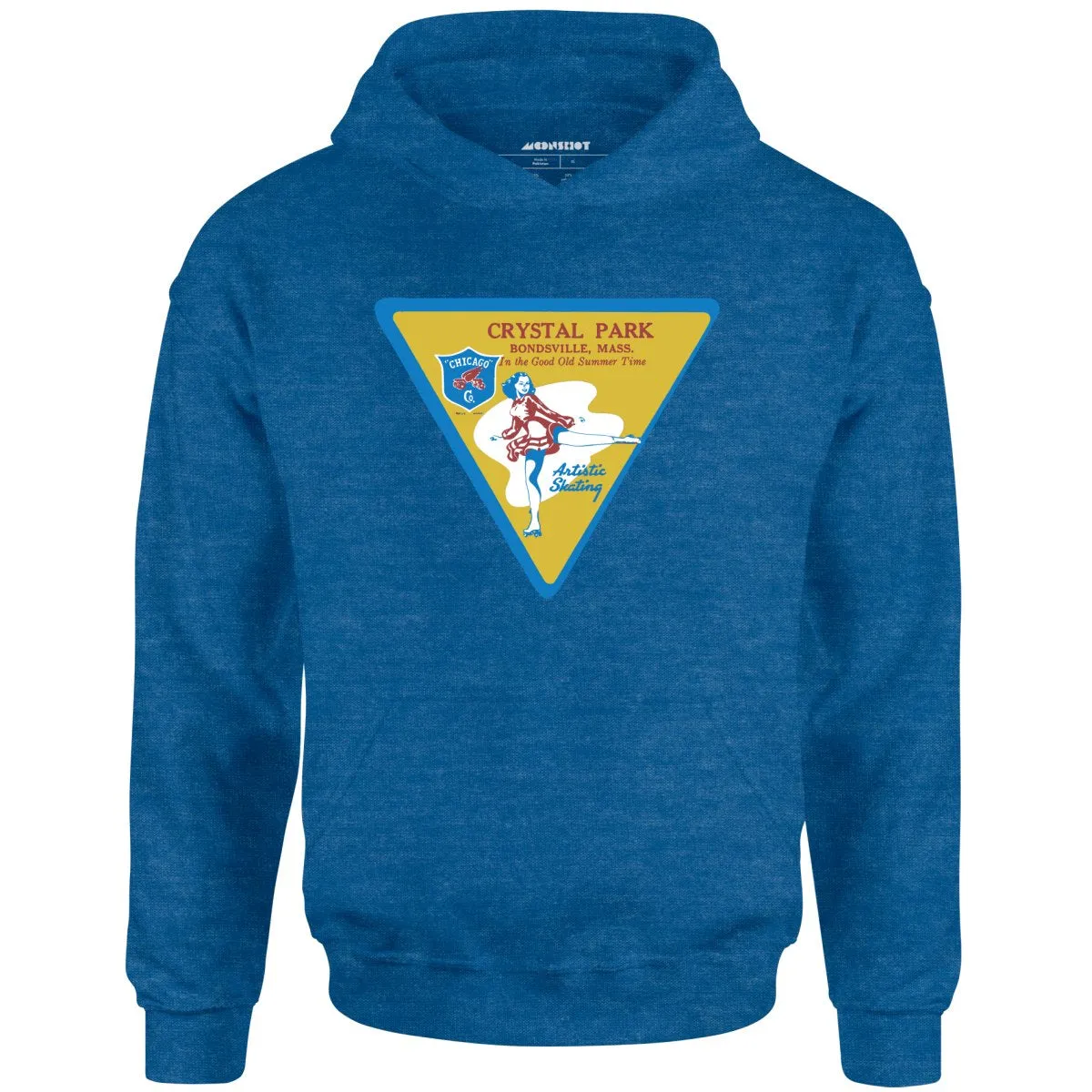 Crystal Park - Bondsville, MA - Vintage Roller Rink - Unisex Hoodie