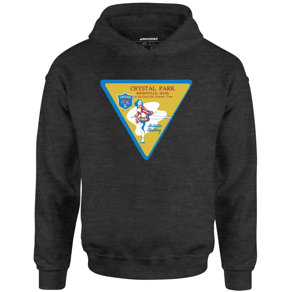 Crystal Park - Bondsville, MA - Vintage Roller Rink - Unisex Hoodie