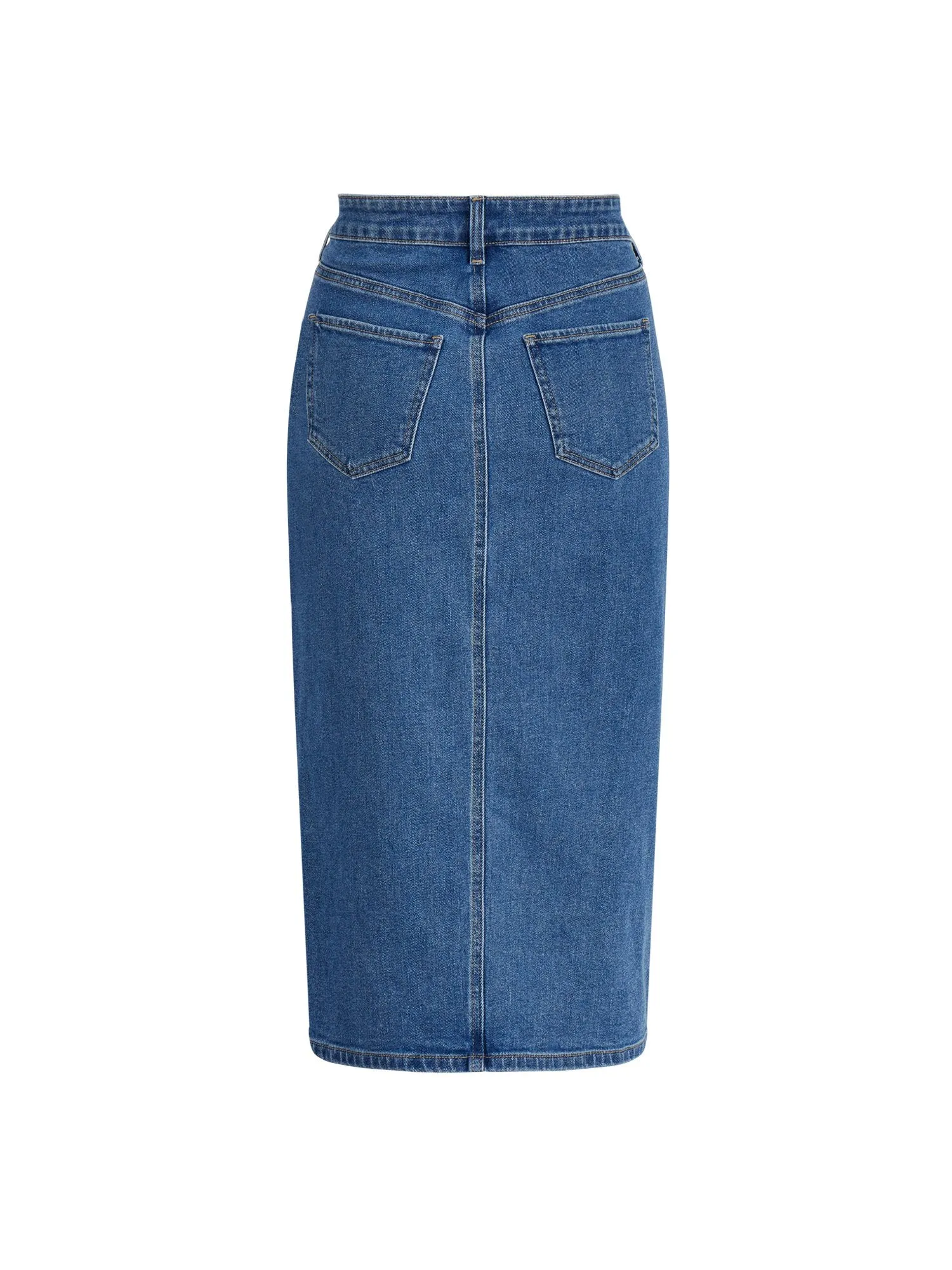 Denim Midi Pencil Skirt - The NY&C Legacy Collection