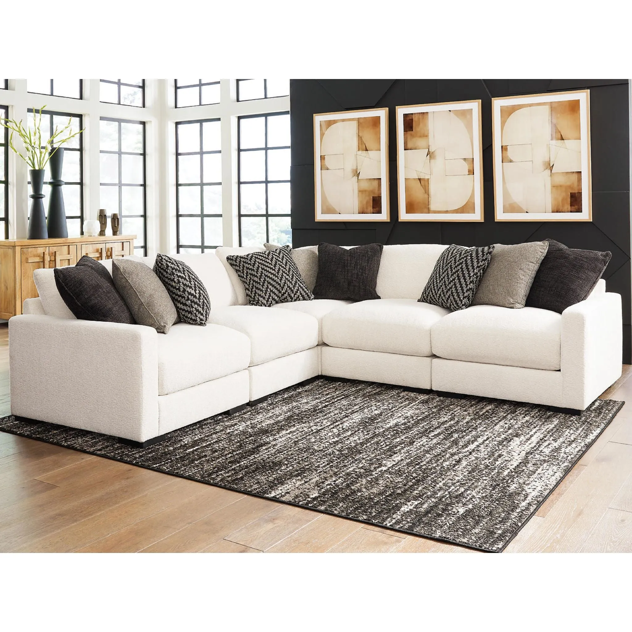 Elissa Court-Exclusive 5 Piece Modular Sectional