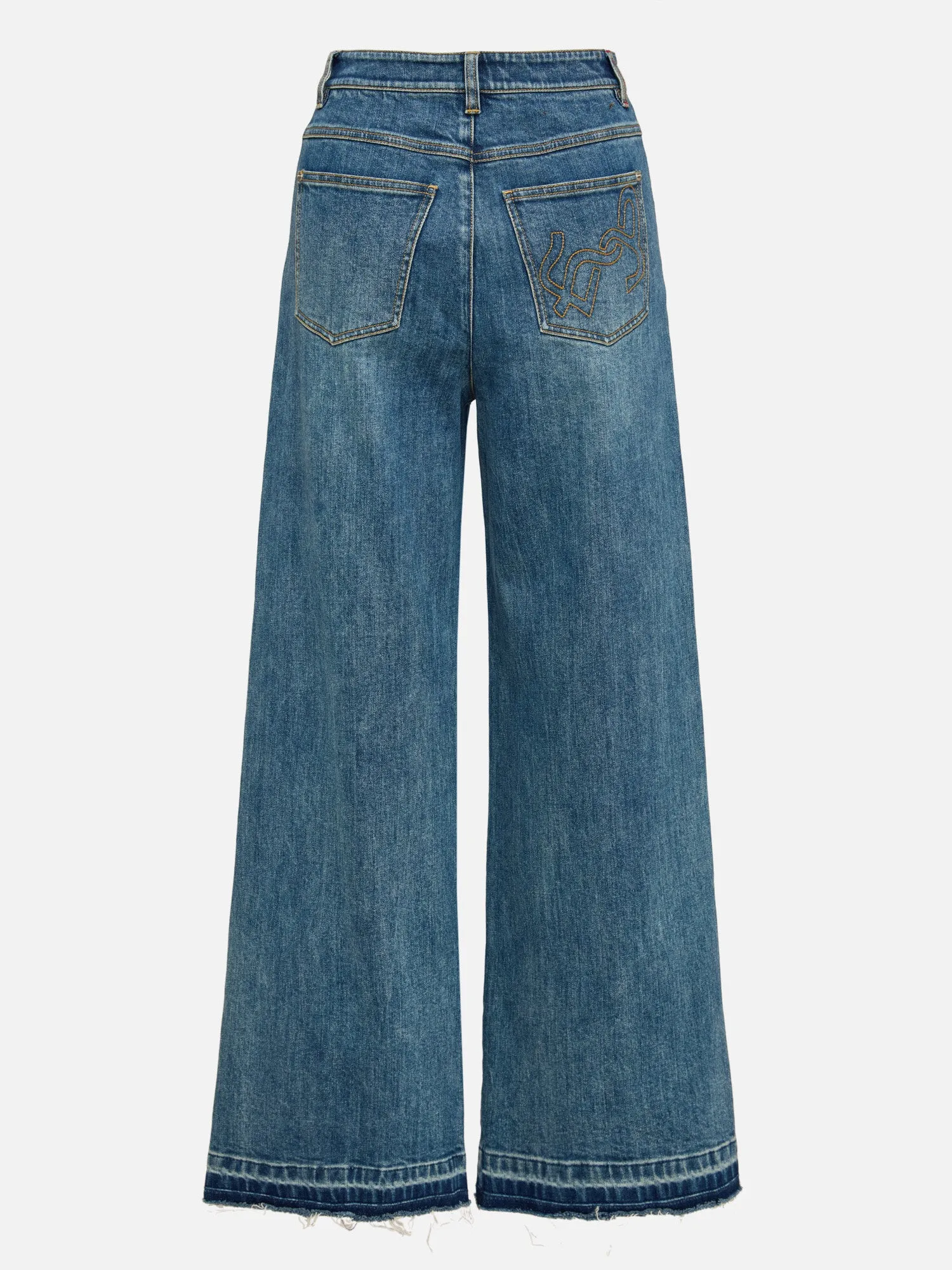 EP YAYING High-Waisted Wide-Leg Jeans