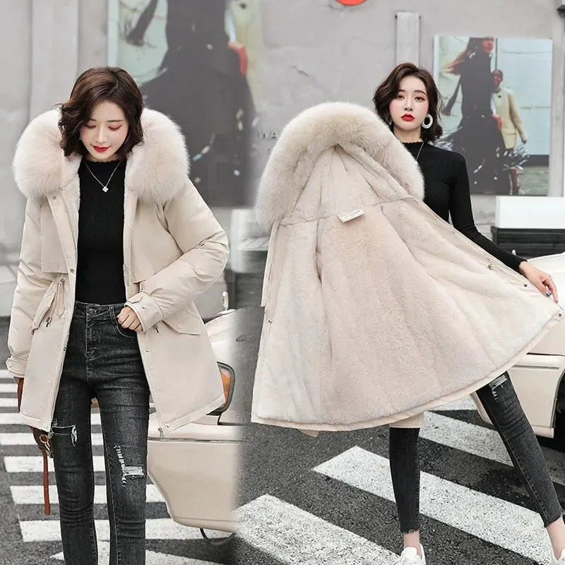 Fashionable Long Jackets, Warm Leather Parkas