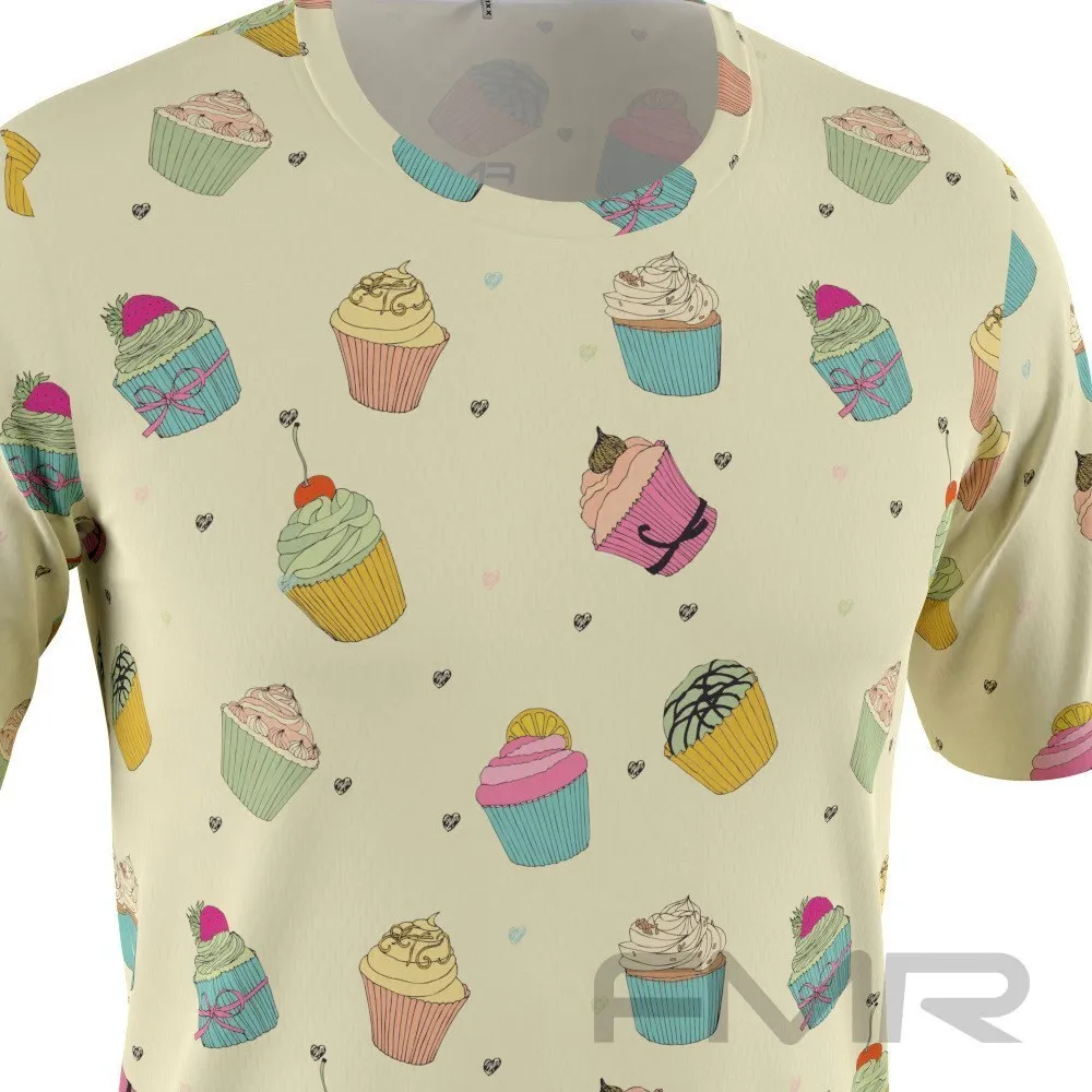 FMR Men's Cupcake Short Sleeve Running Shirt