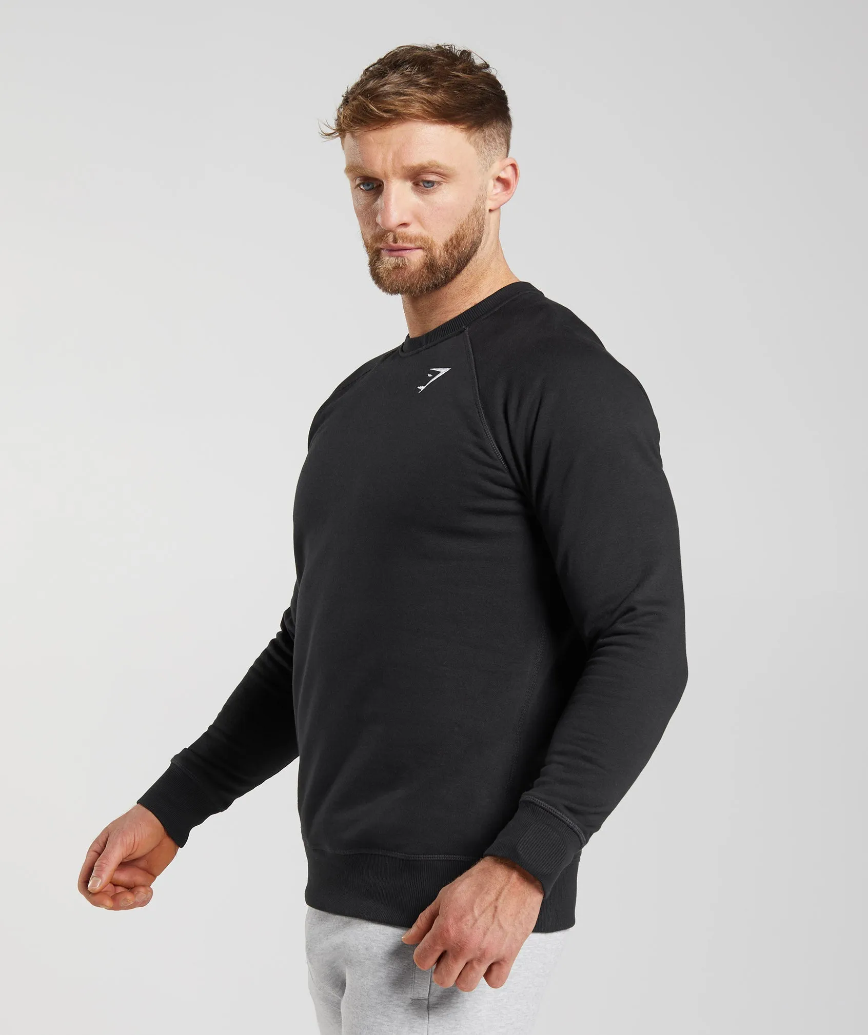 Gymshark Crest Sweatshirt - Black