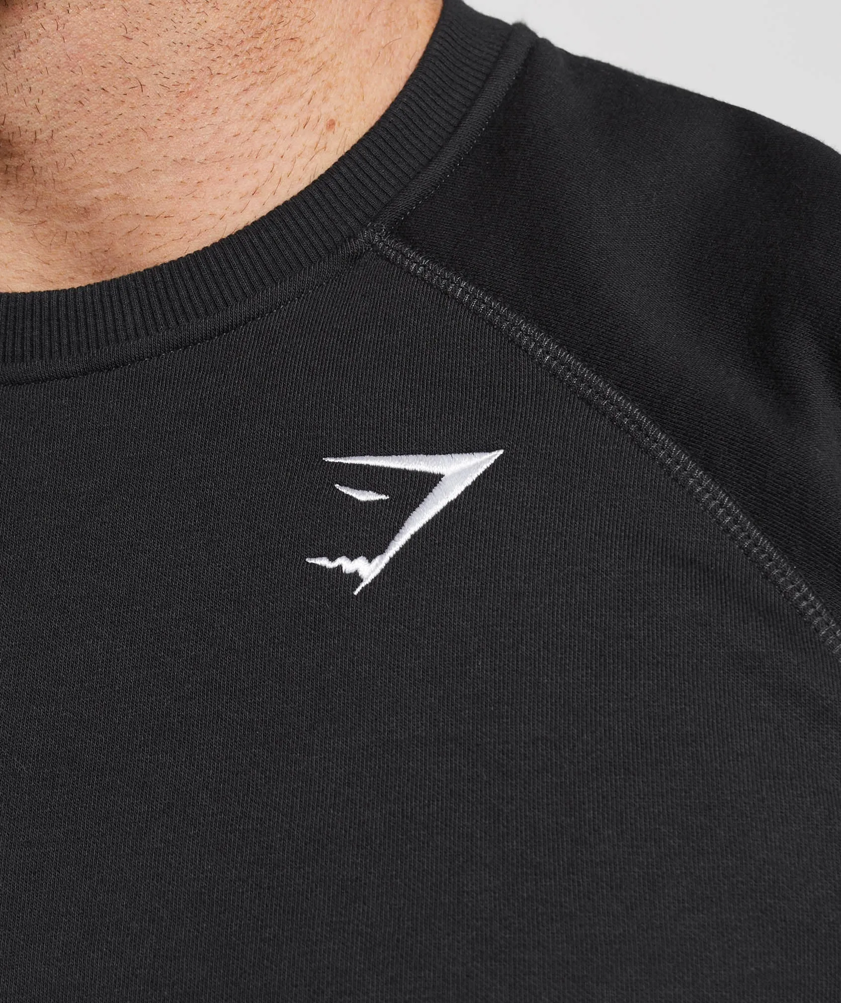 Gymshark Crest Sweatshirt - Black