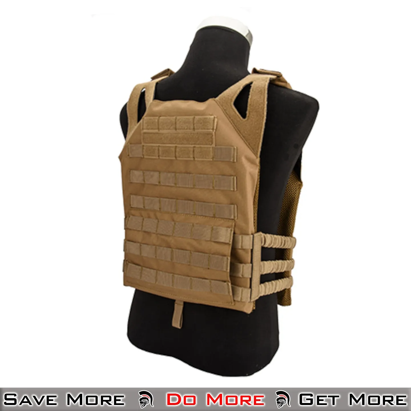 Lancer Tactical Lightweight Plate Carrier W/ Foam Dummy Plates Airsoft Vest Tactical Plate Carrier