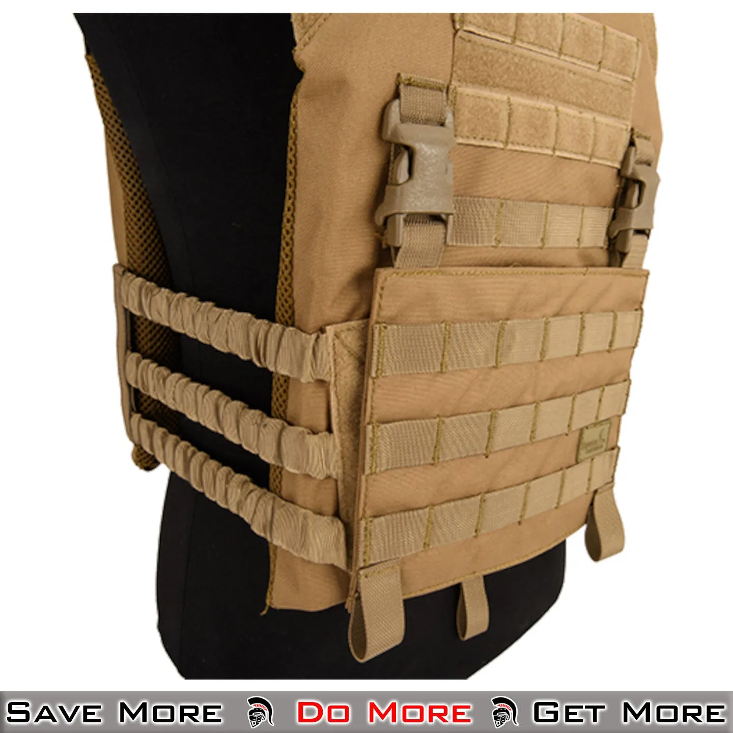 Lancer Tactical Lightweight Plate Carrier W/ Foam Dummy Plates Airsoft Vest Tactical Plate Carrier