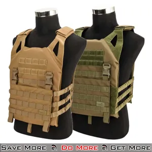 Lancer Tactical Lightweight Plate Carrier W/ Foam Dummy Plates Airsoft Vest Tactical Plate Carrier