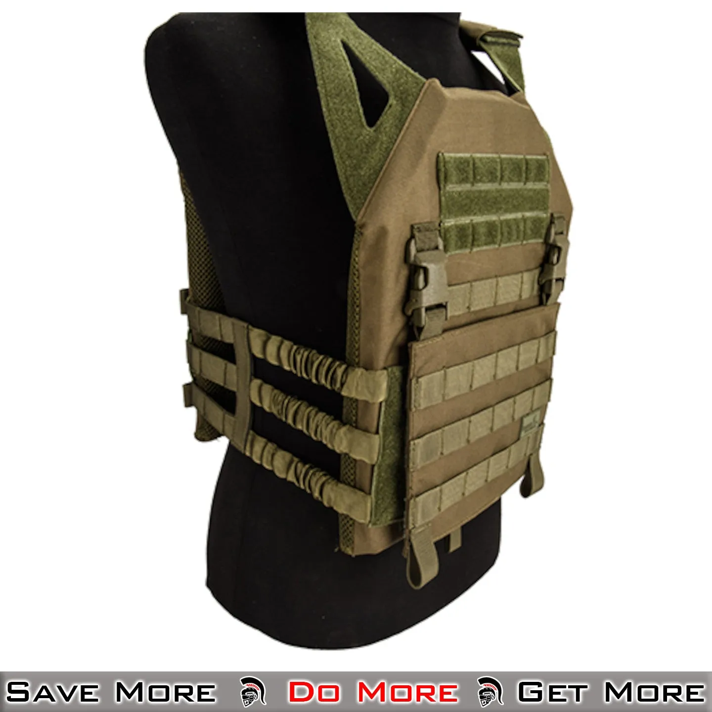 Lancer Tactical Lightweight Plate Carrier W/ Foam Dummy Plates Airsoft Vest Tactical Plate Carrier