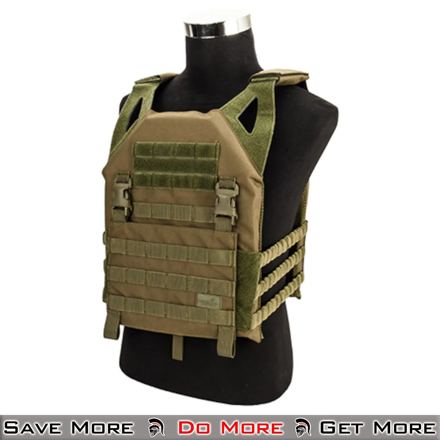 Lancer Tactical Lightweight Plate Carrier W/ Foam Dummy Plates Airsoft Vest Tactical Plate Carrier