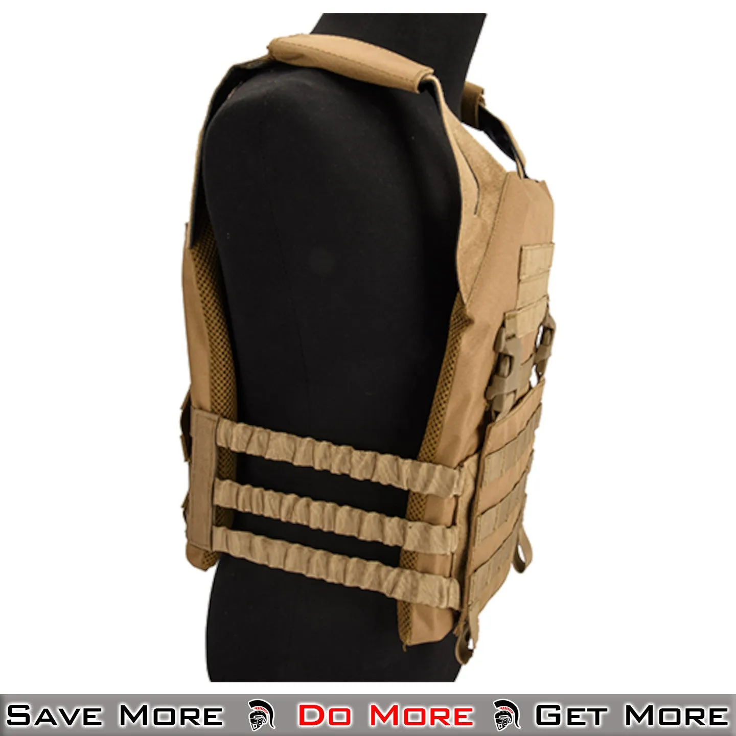 Lancer Tactical Lightweight Plate Carrier W/ Foam Dummy Plates Airsoft Vest Tactical Plate Carrier