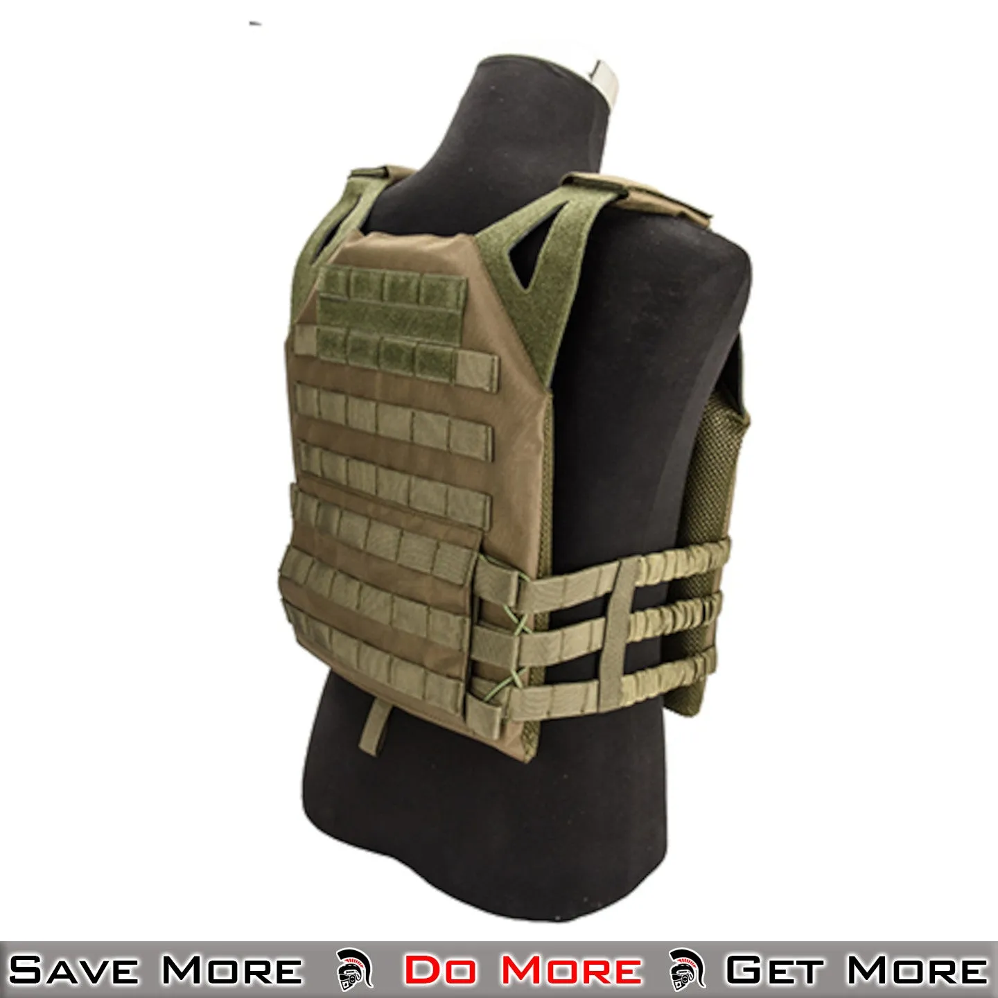 Lancer Tactical Lightweight Plate Carrier W/ Foam Dummy Plates Airsoft Vest Tactical Plate Carrier