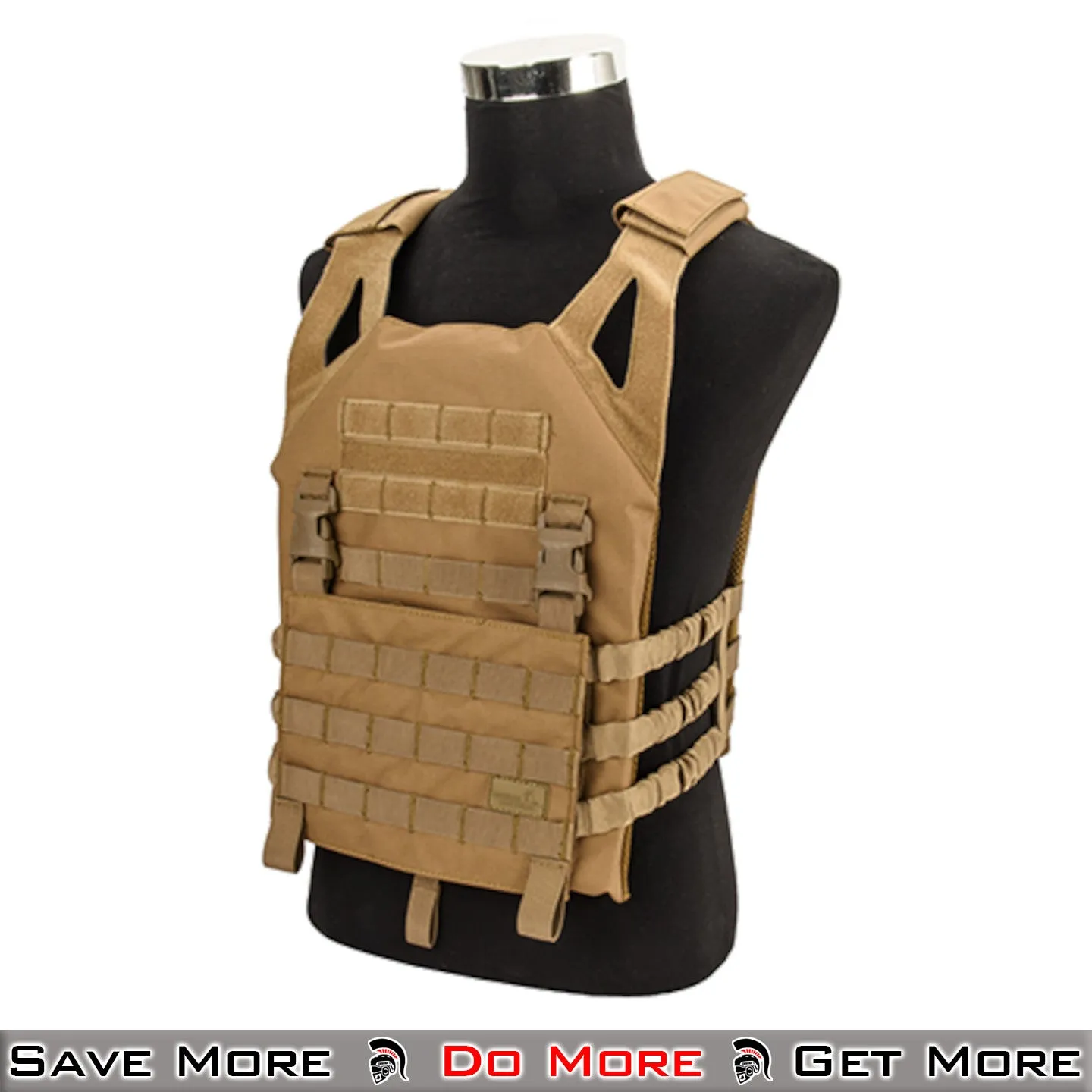 Lancer Tactical Lightweight Plate Carrier W/ Foam Dummy Plates Airsoft Vest Tactical Plate Carrier