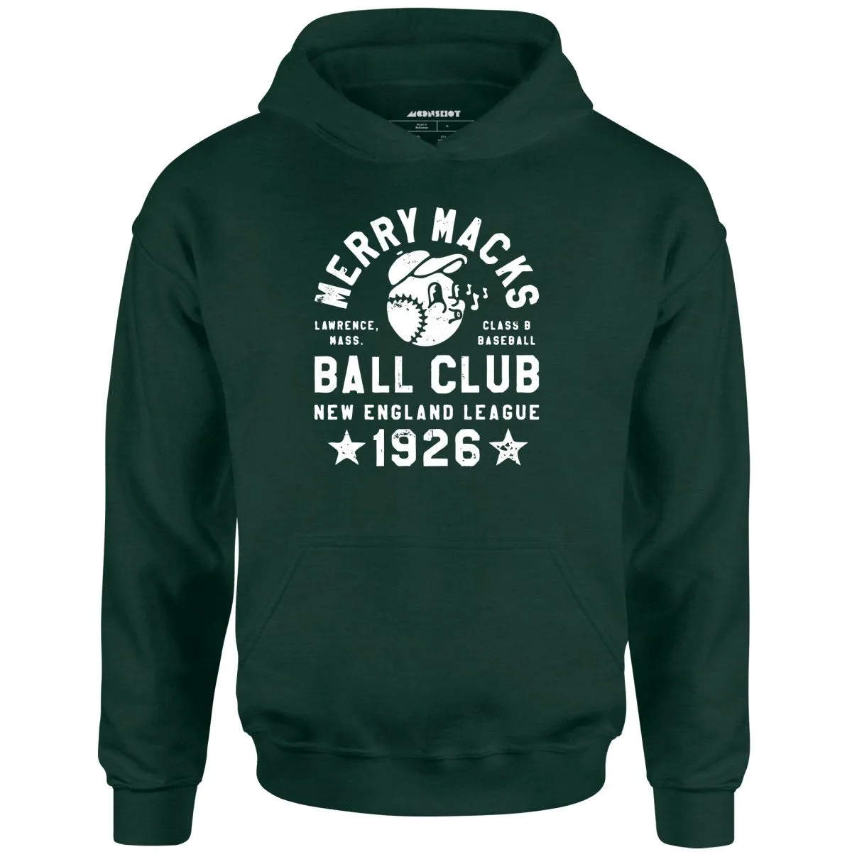 Lawrence Merry Macks - Massachusetts - Vintage Defunct Baseball Teams - Unisex Hoodie