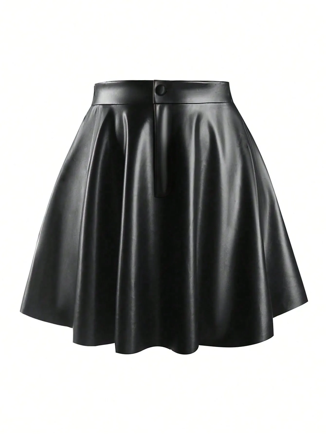 LUNE Plus Size Women Versatile Slimming A-Line Skirt