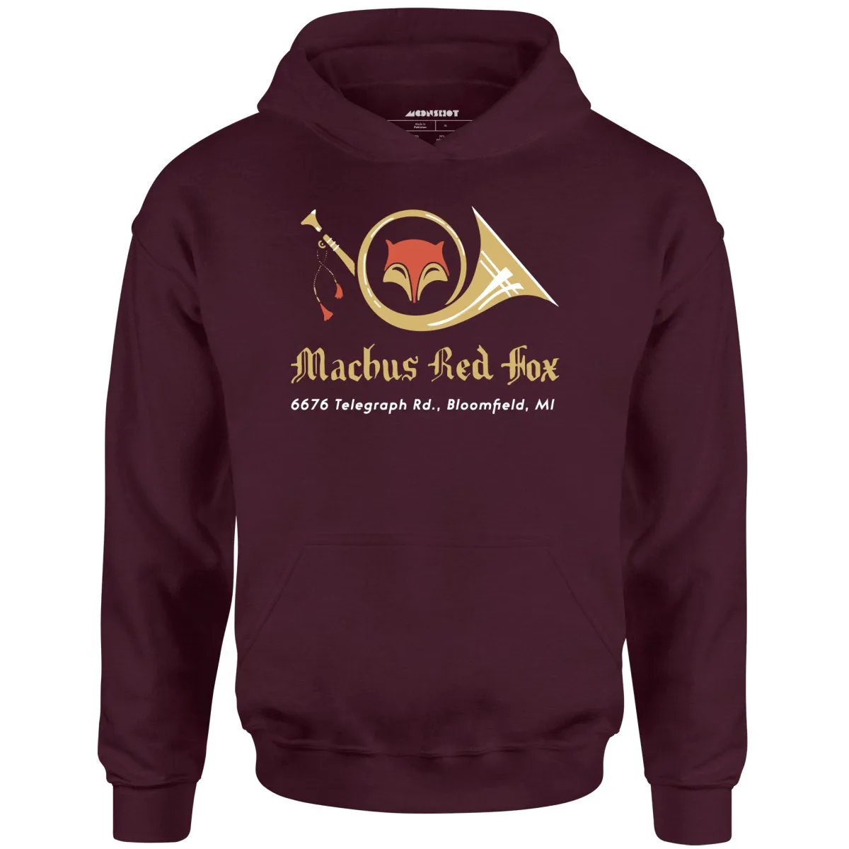 Machus Red Fox - Bloomfield, MI - Vintage Restaurant - Unisex Hoodie