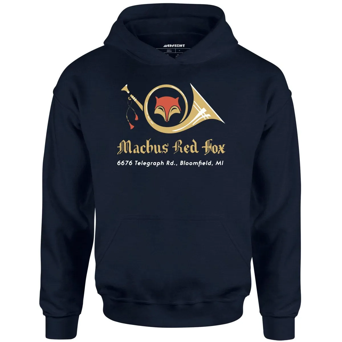 Machus Red Fox - Bloomfield, MI - Vintage Restaurant - Unisex Hoodie