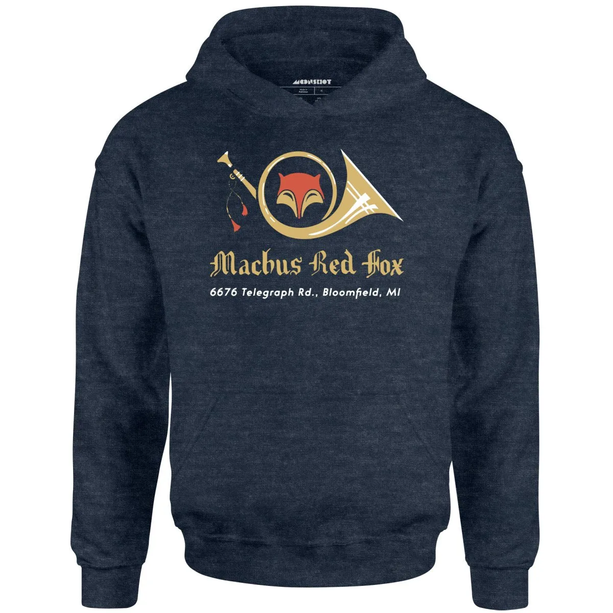 Machus Red Fox - Bloomfield, MI - Vintage Restaurant - Unisex Hoodie