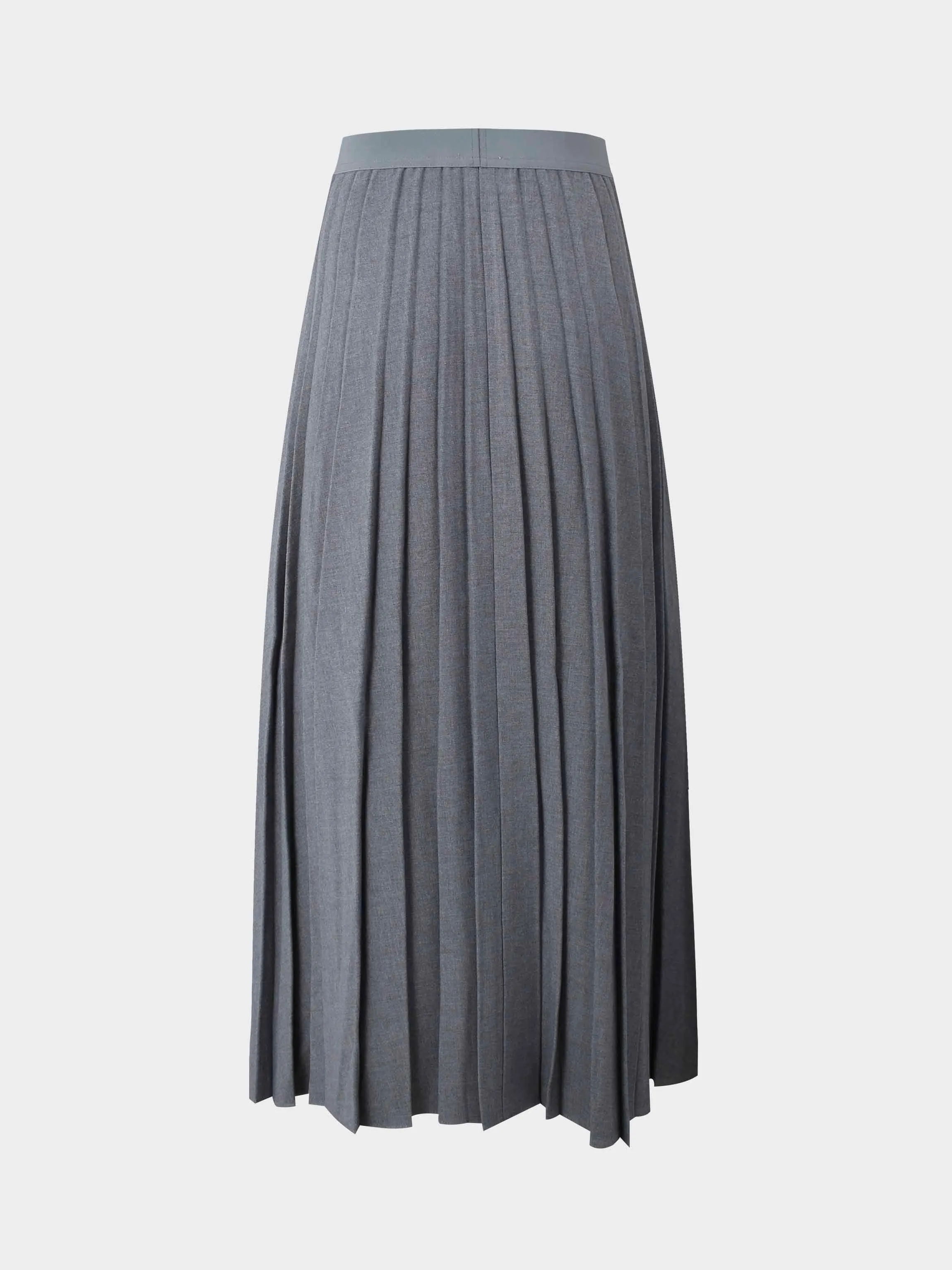 Marni Pleated Skirt-Grey