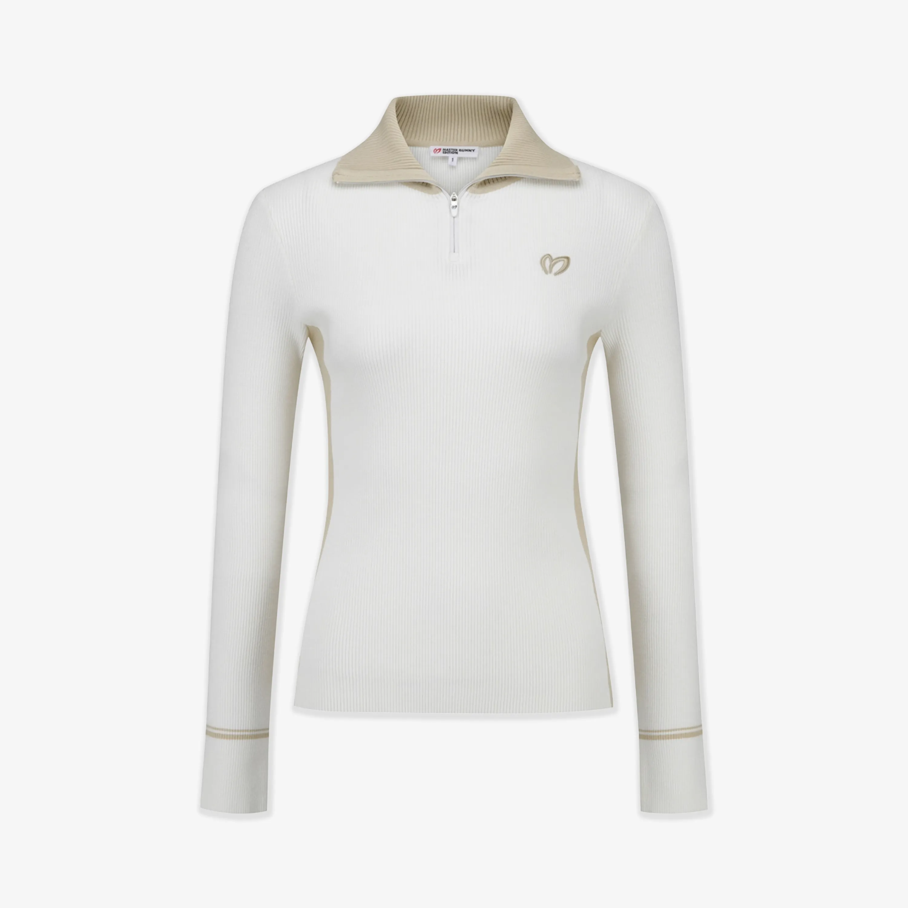 Master Bunny Edition Women Zip Top- White