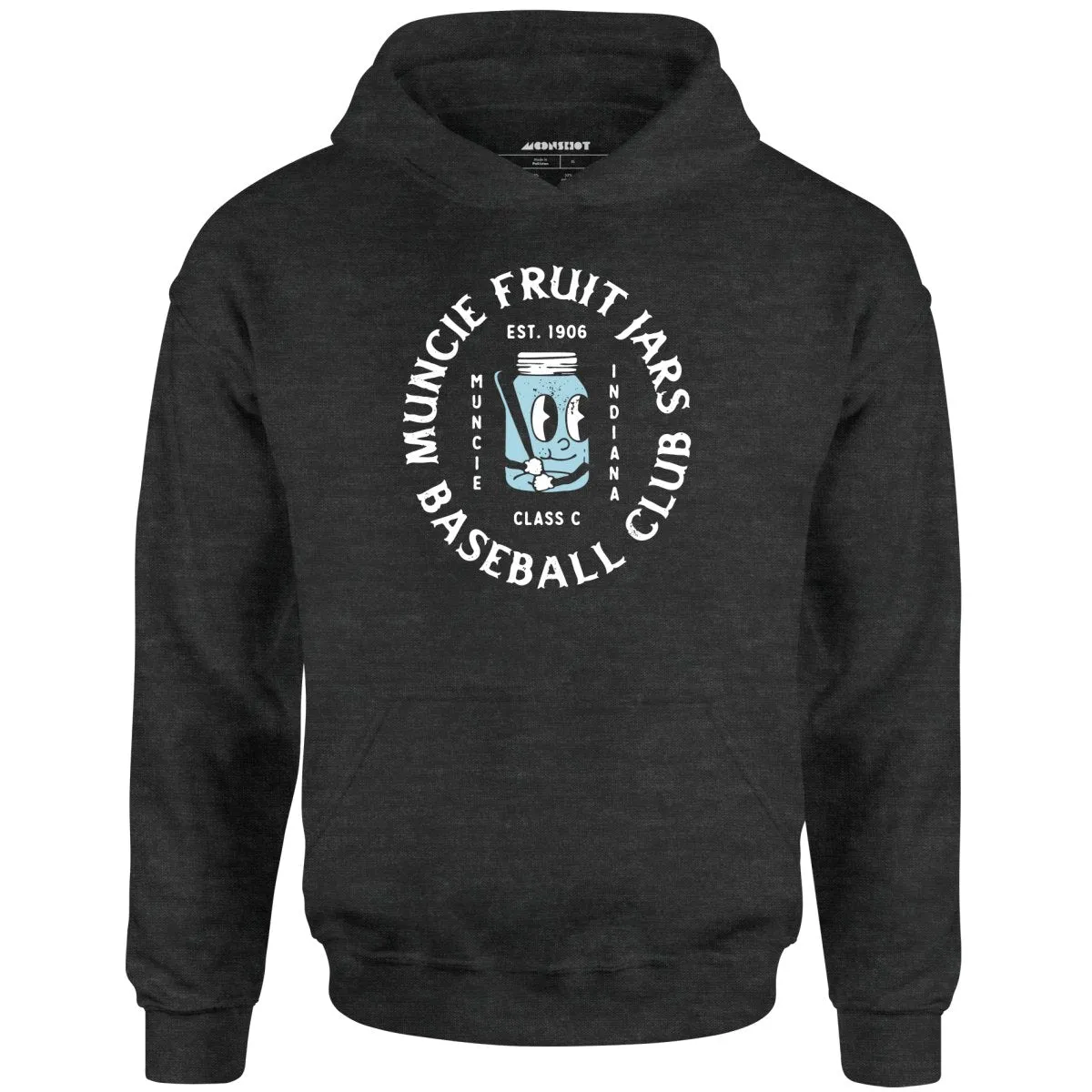 Muncie Fruit Jars - Indiana - Vintage Defunct Baseball Teams - Unisex Hoodie