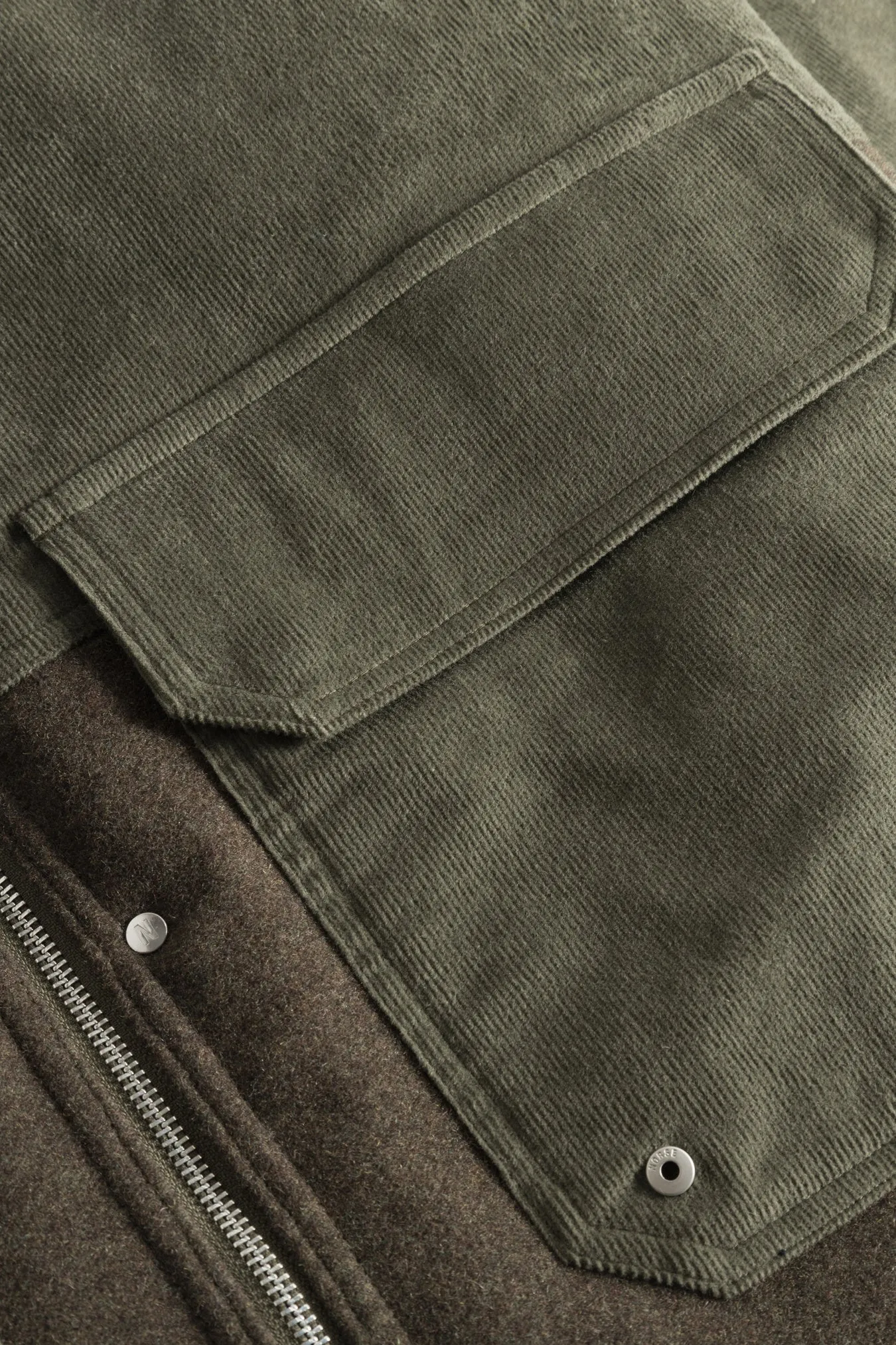 Norse Projects - Hakon Solotex Corduroy Jacket - Ivy Green