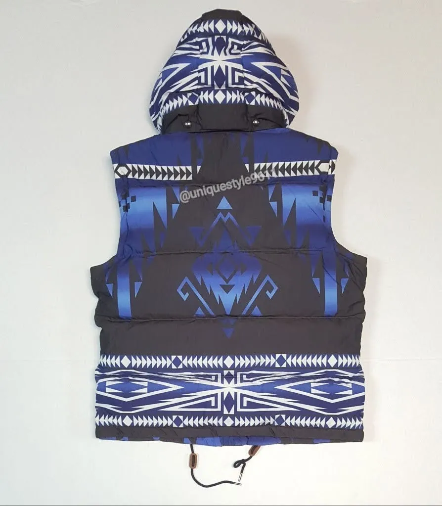 Nwt Polo Ralph Lauren Aztec Convertible Down Vest/Jacket