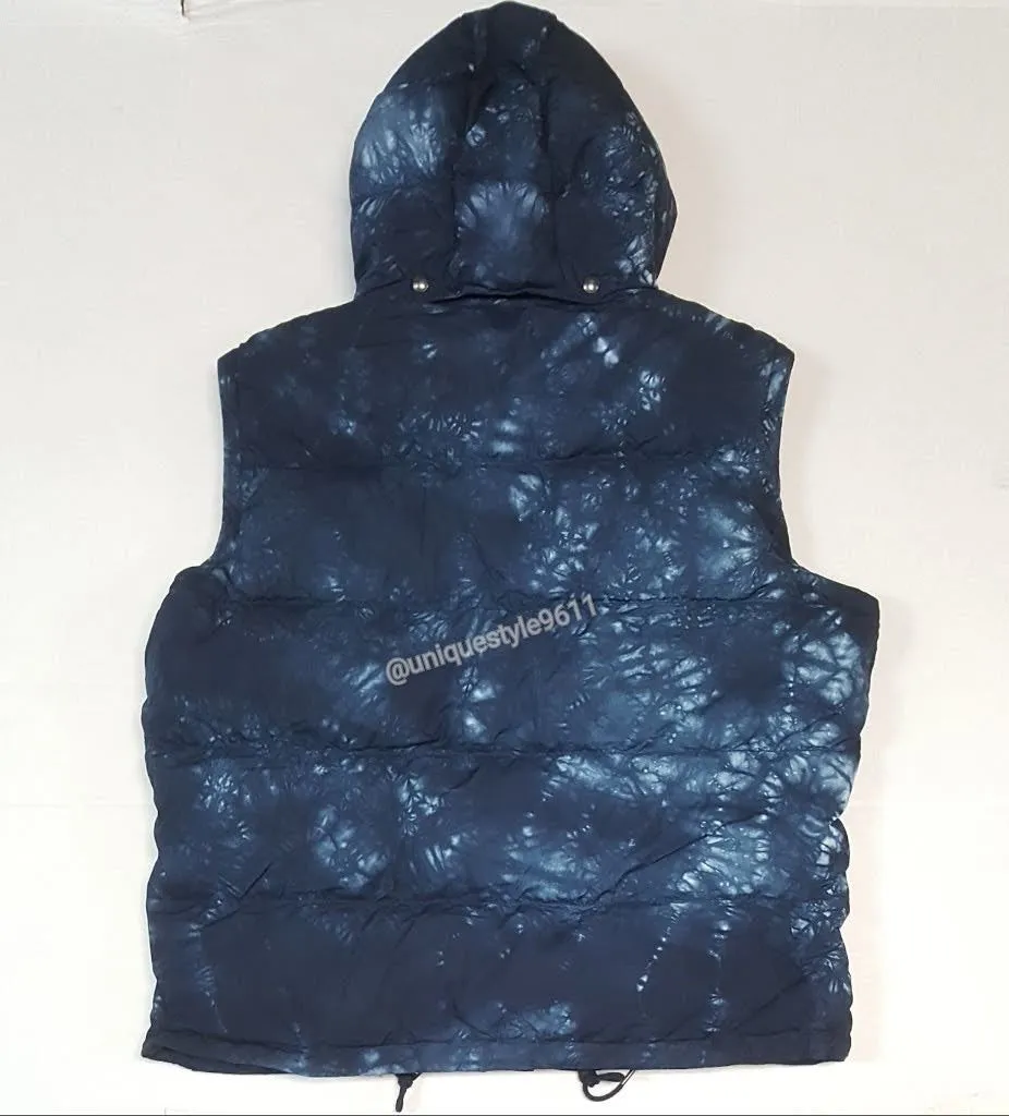 Nwt Polo Ralph Lauren Blue Convertible Down Vest/Jacket