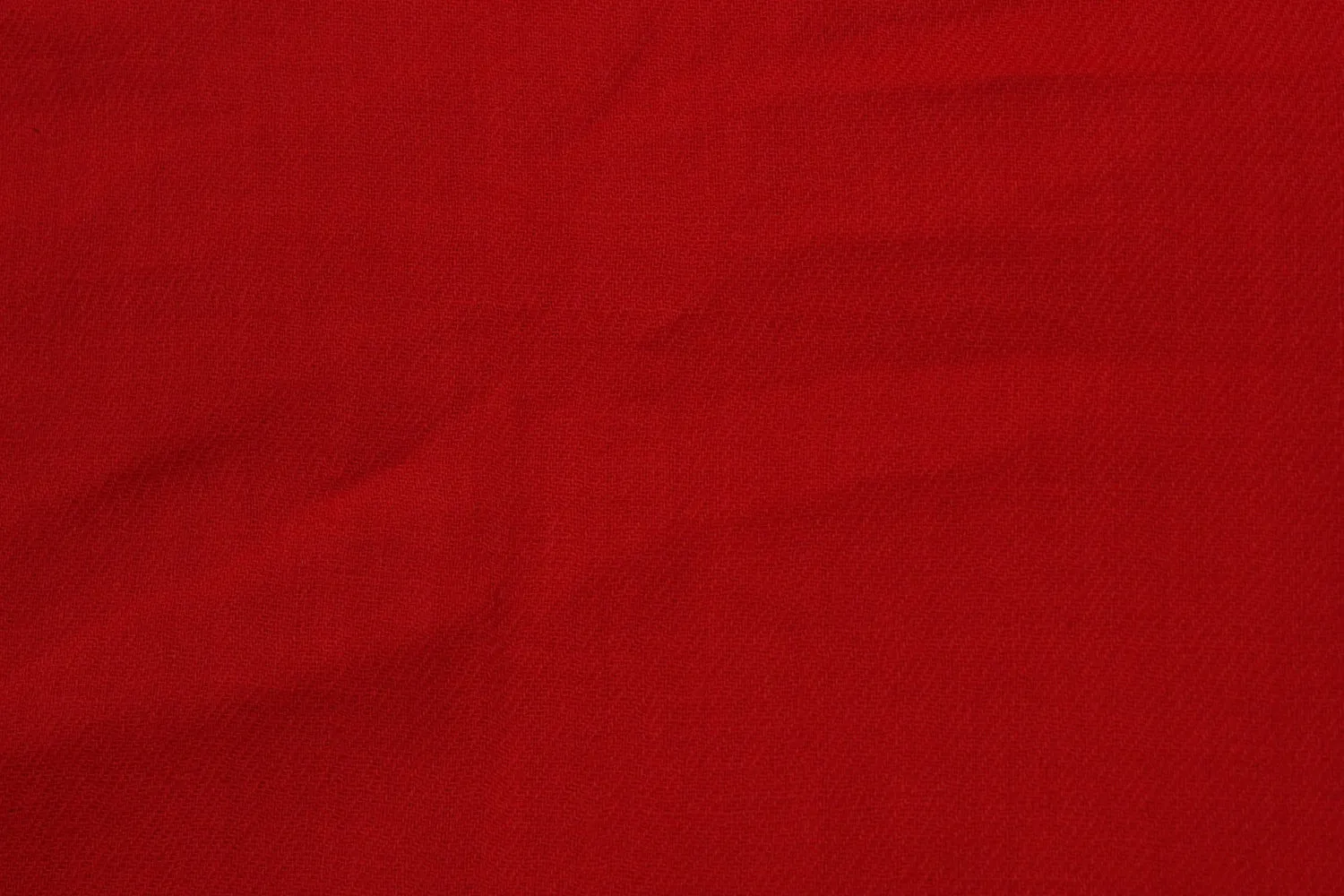 Red Plain Wool Fabric