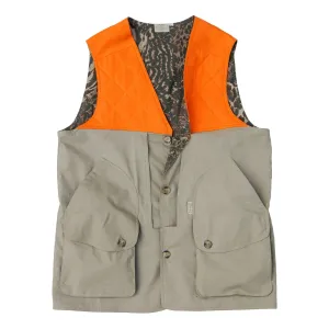 Safari Vest for Men - Khaki/Blaze