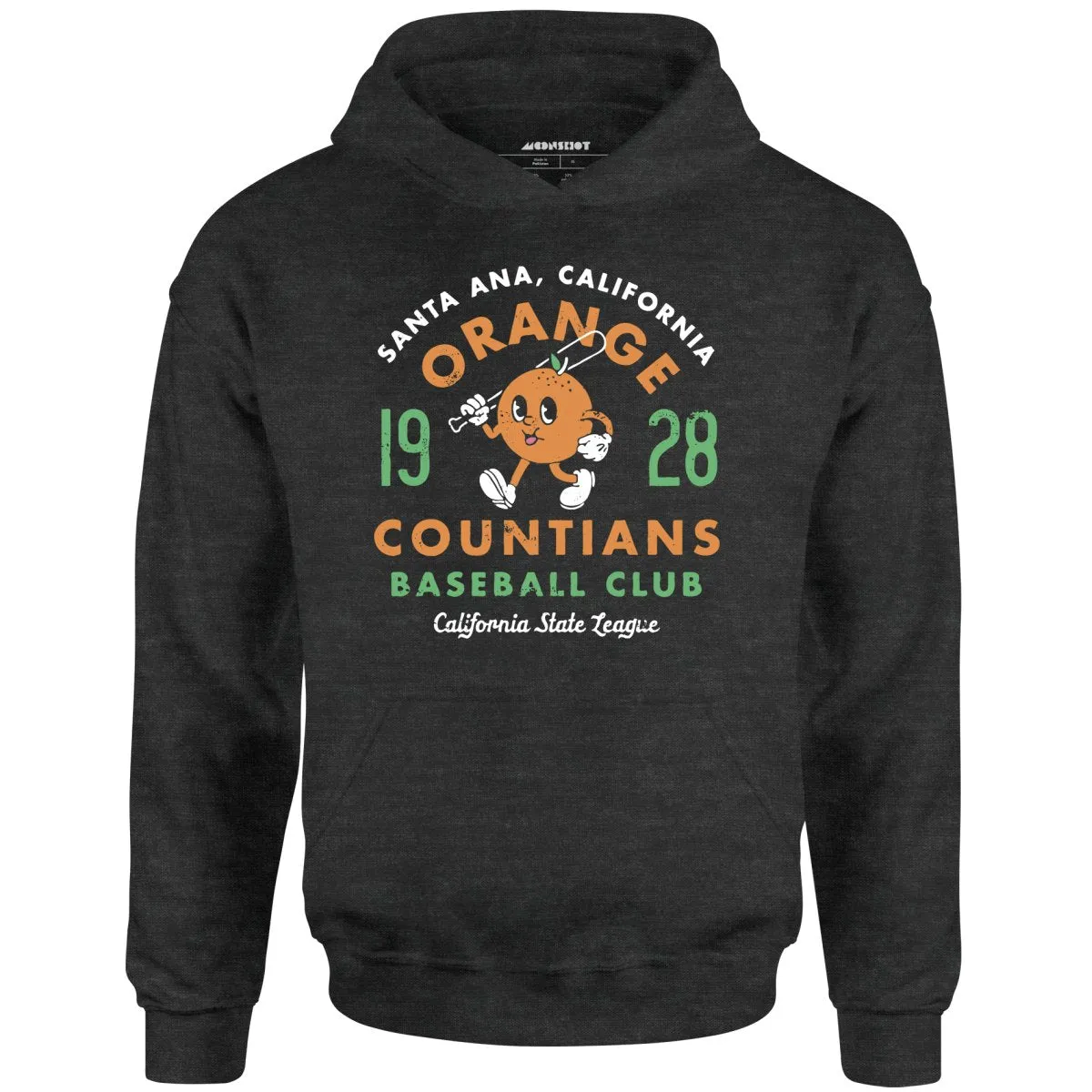 Santa Ana Orange Countians - California - Vintage Defunct Baseball Teams - Unisex Hoodie