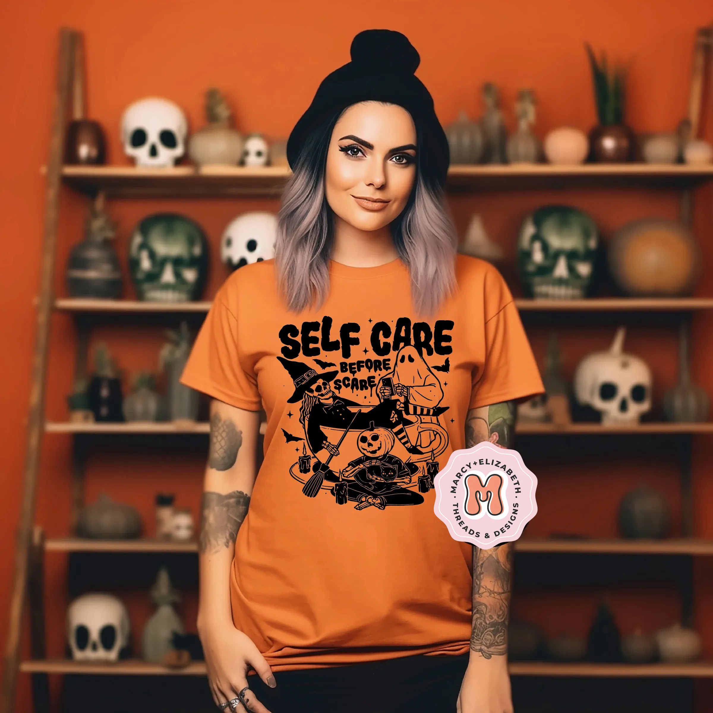 Self Care Scare Adult Shirt