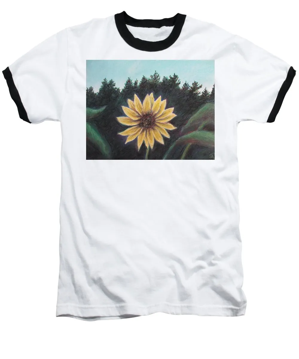 Spinning Flower Sun - Baseball T-Shirt