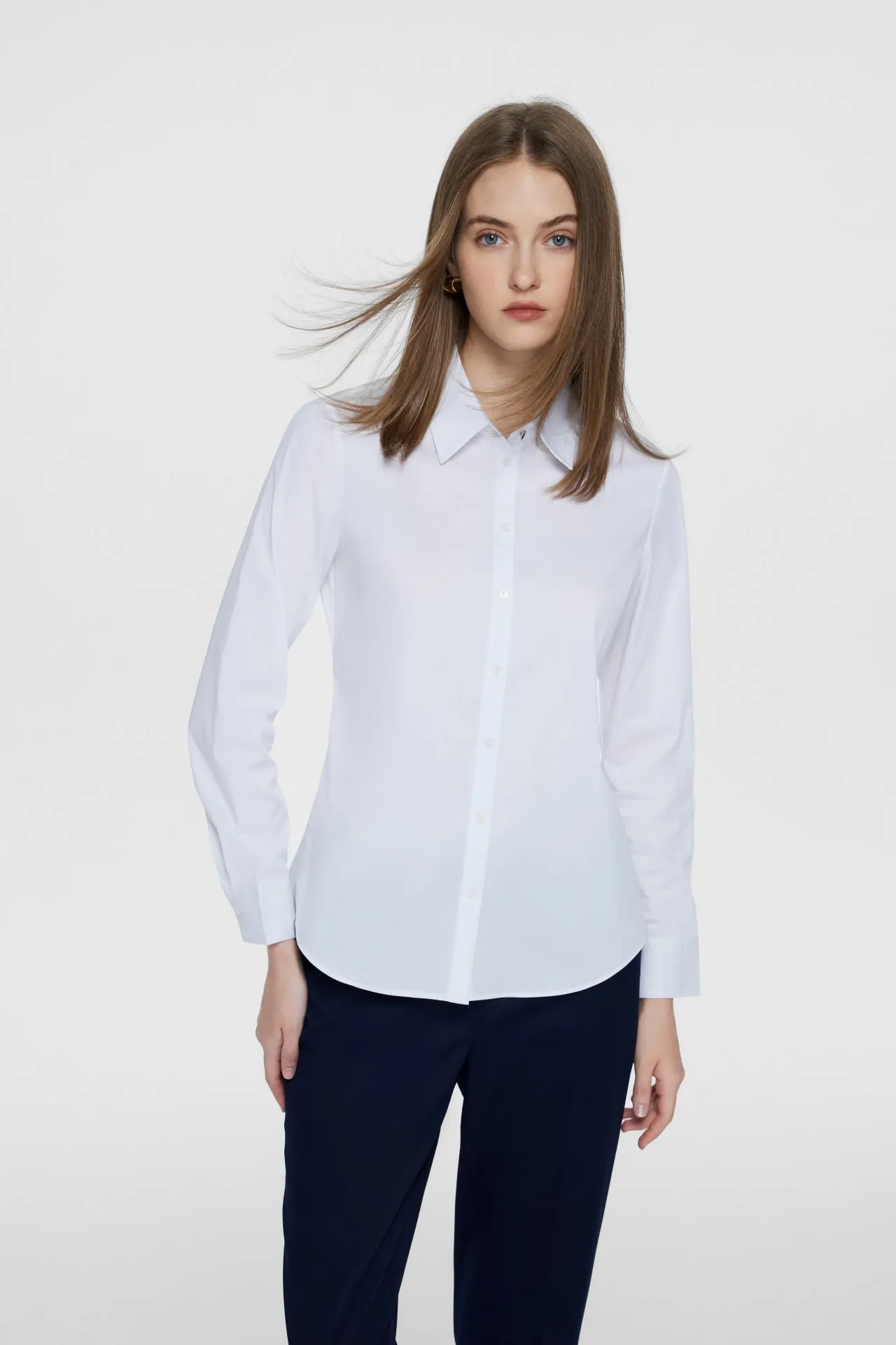 Steffi UV Protection Stretchable Fine Twill Shirt