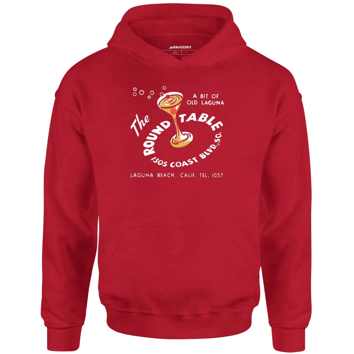 The Round Table - Laguna Beach, CA - Vintage Restaurant - Unisex Hoodie