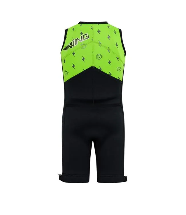 Wing Freestyle Boys Buoyancy Suit (2025) - Green