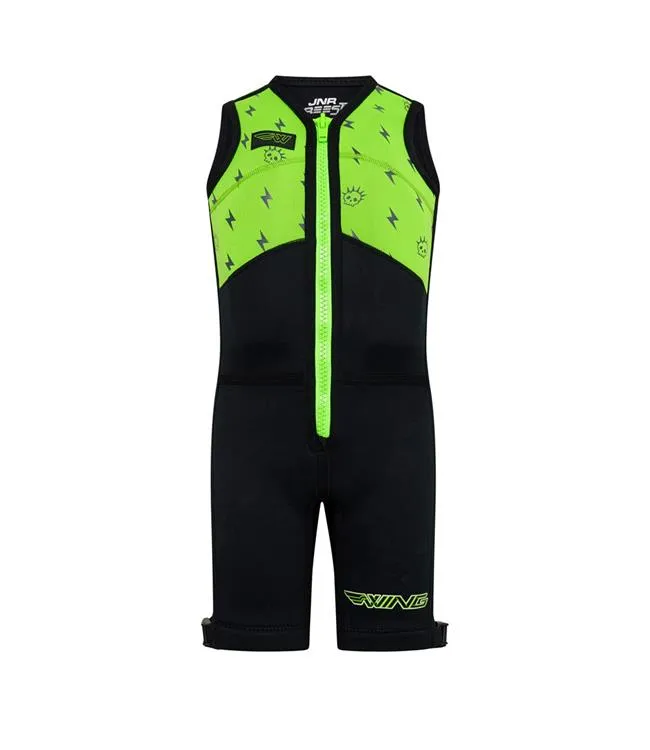 Wing Freestyle Boys Buoyancy Suit (2025) - Green